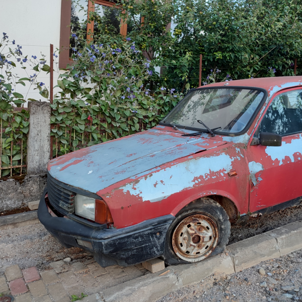 Old Abandoned Dacia Car